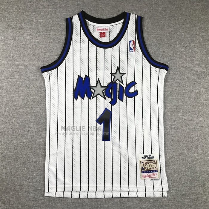 Maglia
 Tracy McGrady NO 1 Bambino
 Orlando Magic Mitchell & Ness 2003-04 Bianco
